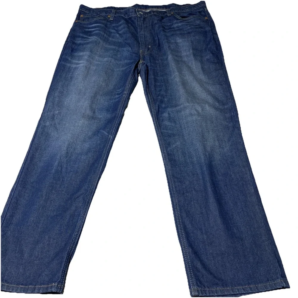 Levis 541 Jeans Mens Tag‎ 44x32 Actual 45x31 Blue Athletic Chore Whiskering